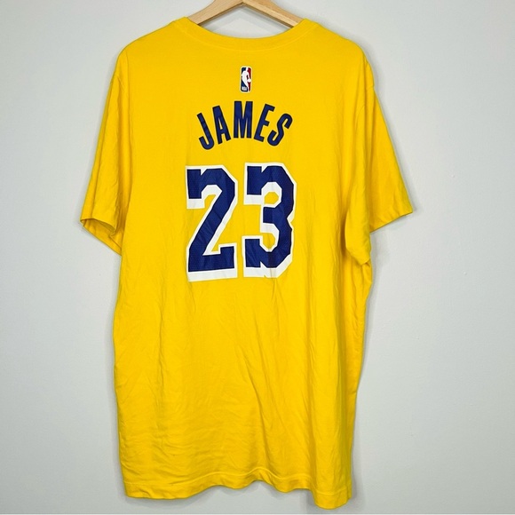 Nike LeBron James LA Lakers 23 DriFit Tee 2XL - Picture 5 of 5